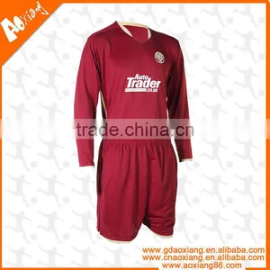 SJ0050 Customized Long Sleeve Soccer Uniform thumbnail-1