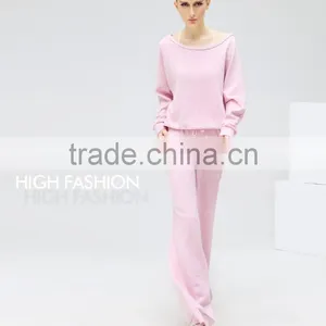 2016 Fashion Spring Sets Thin Fleece/new Sport Loose Bomber Pull Over Fleece/big Collar Pink Rose Fleece thumbnail-1