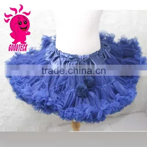 Summer Boutique Baby Picture Tutu Skirts Chiffon Pettiskirt Tutu Newborn Valentine Petti Skirt Fluffy for Girls thumbnail-5