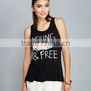 Printed Workout Tank Top for Women T Back Racer Back Tank Tops thumbnail-1