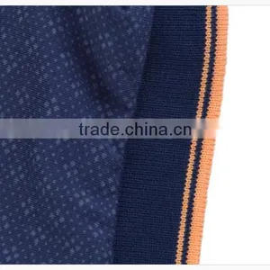 China Factory New Design Promotional 100% Cotton Blue Pique Collar Polo Shirt for Men thumbnail-5