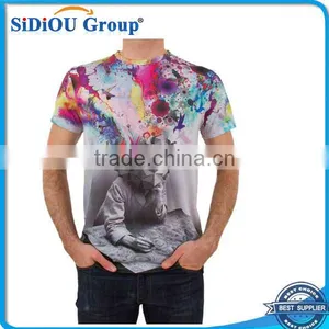 2013 3D Printing Fashion Men's Round Neck T-shirt thumbnail-1