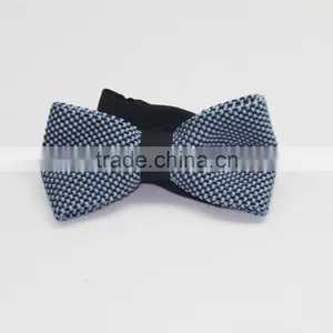 Top Popular Design Solid Color Knitted Bow Tie For Good Dress Accessories thumbnail-1