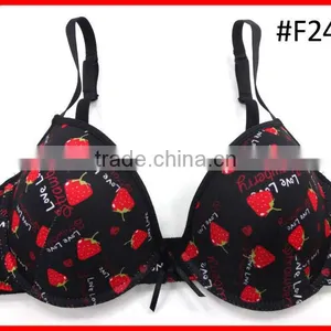 Hot Images Women Sexy Bra Underwear/stylish Strawberry Printed Bra thumbnail-1