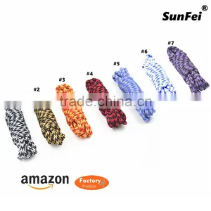 Several Lengths Available Custom Rope Laces - Muti-Color Nylon Rope Laces For Sneakers and Boots - All Size - Mass Production thumbnail-4