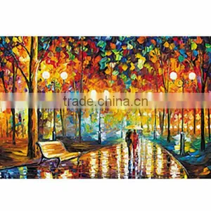 Cotton Embroidery Rhinestone Multicolor Tree Pattern DIY Kit Diamond Painting thumbnail-1