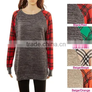 Wholesale Woman Plaid Shirt thumbnail-1