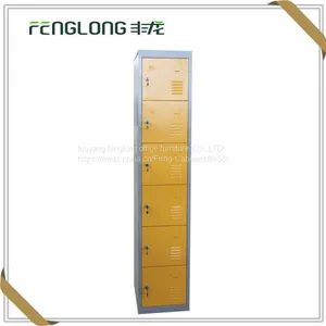 Steel Storage Cube 6 Door Locker / Metal Storage 6 Door Locker / 6 Door Locker thumbnail-1