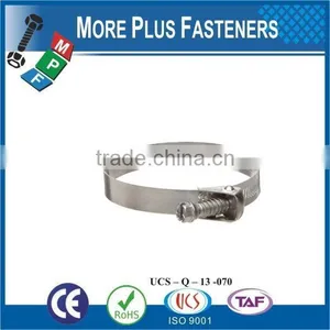 Made in Taiwan Stainless Steel German Type Hose Clamp Small Hose Clamps Quick Release thumbnail-2