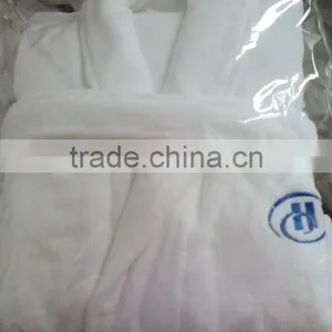 Hilton Hotel Bathrobe, Velour Bathrobe, Terry Bathrobe thumbnail-1