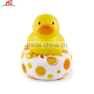 High Quality Yellow Duck Clean Sponge Bath Toy thumbnail-1