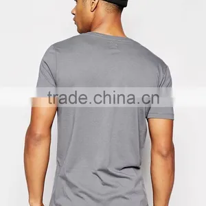 Good For Man V- Collar Top Short Sleeve Concise Casual T-Shirt thumbnail-2