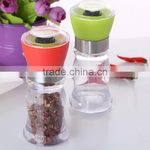 Factory Supplier Mini Glass Salt and Pepper Grinder Set thumbnail-6
