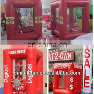 High Quality Cash Cube Inflatable Money Machine Carnival Game ( K-2# ) thumbnail-1