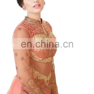 Bridal Wear Semi-Stitched Wonderful Net Gown (anarkali Dresses) thumbnail-3