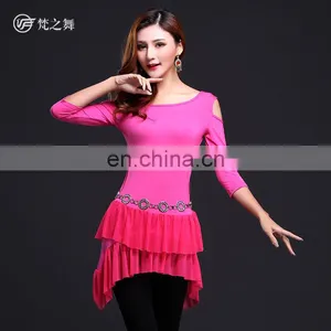 T-5110 Soft Practical Adult Women Belly Dance Skirt Costume thumbnail-3