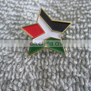 Star Of Palestine Revolution Pin / Muslim Arab Palestine Badge thumbnail-1