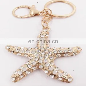 Hot Sale Lovely Starfish Key Chain Summer Style Keychains thumbnail-1