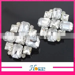 Decorative Cheap Handmade Rhinestone Crystal Shoe Clip thumbnail-1