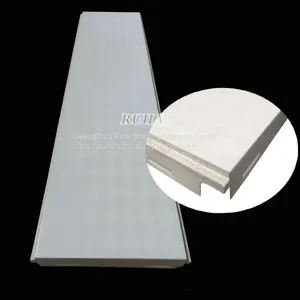 150*600mm Aluminum Clip in Ceiling, Rolled Coated Aluminum Ceiling for Restroom thumbnail-3