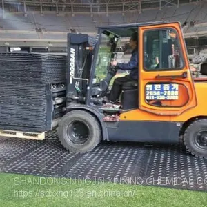 HDPE Track Mats|HDPE Ground Protection Mats|tempaoary Road Mats|bog Mat|rig Mat|event Floor Mat thumbnail-3