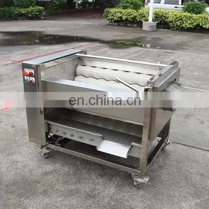 Promotional Device Indian Onion Potato Ginger Washer Vegetable Yam Peeling Machine thumbnail-4