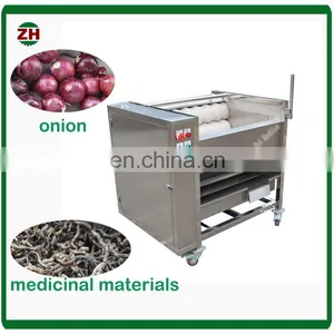 High Output Maca Dendrobe Washing Machine Yam Onion and Sweet Potato Peeling Machine thumbnail-6