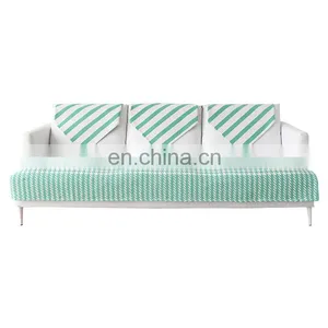 Hot Selling Woven Stripe Pattern Sofa Cover Quilted Furniture Protector Non-Slip Sofa Cover Stretch for Home Decoration thumbnail-6