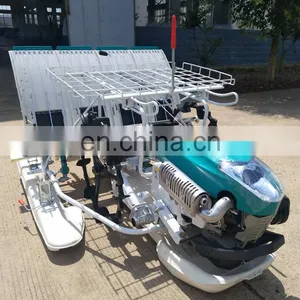 High Efficient 4 Rows Hand Walking Type Manual Paddy Transplanter thumbnail-4