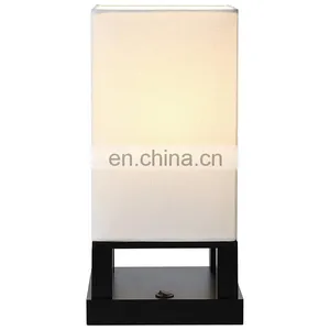 Hotel Desk Lamp Nordic Modern Domestic and Foreign Double USB Charging Bedside Customizable Lighting thumbnail-4