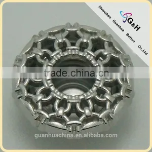 Exquisite Hollow Pattern Jeans Button thumbnail-1