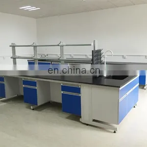 Biotechnology Laboratory Equipment 10ft Metal Work Bench Used Stainless Steel Work Table thumbnail-5