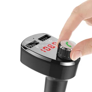 G13 Wireless Bluetooth FM Radio Adapter Music Player FM Transmitter Car Kit With Hands Free Calling thumbnail-2