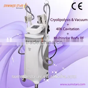 Non Surgical Ultrasonic Liposuction Vacuum Cavitation Slimming Machine/ RF Slimming Body Cavitation Machine Machine With 2 Handles Working Factory Price thumbnail-1