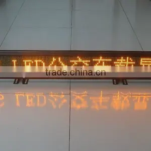 Outdoor Waterproof P10 Red Yellow 192*16 Programmable Led Taxi Sign /car Top Sign thumbnail-1