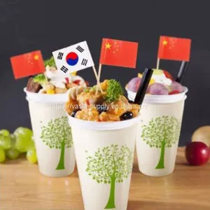 Flag Pick Birch Flag Pick Party Decoration Cocktail Stick Cake Custom Print Tooth Flag thumbnail-1