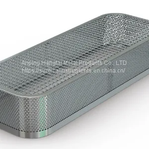 Sterilisation Basket -super Fine Mesh – Various Sizes Stainless Steel Instrument Trays thumbnail-3