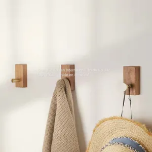 Walnut Home Bathroom Hooks thumbnail-5