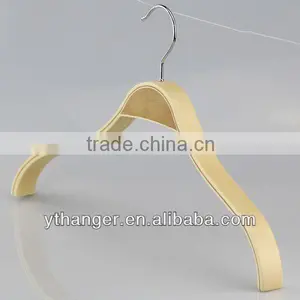 LW01 Laminated Wood Hanger Flat Coat Hanger Natural thumbnail-1