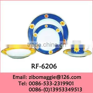 Hot Sale Oversized Ceramic Unbreakable Dinnerware Set for Promotion Daily Use thumbnail-1