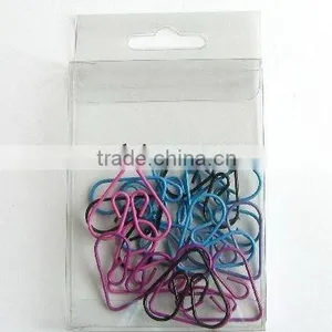 Shpaed Beautiful Heart Shape Paper Clips--pvc Box thumbnail-1