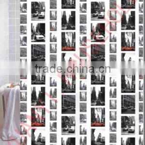 Vinyl Shower Curtain Liner Transparent Shower Curtain thumbnail-1