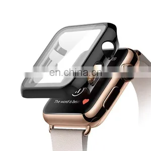 Full Coverage Tempered Film Tpu Screen Protector For Apple Watch Series Crystal Clear Front Protector Case thumbnail-1