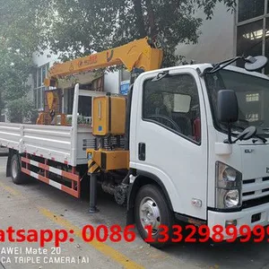 High Quality and Best Price ISUZU JAPAN 700P 4*2 LHD 5T Cargo Truck With Crane for Sale thumbnail-1
