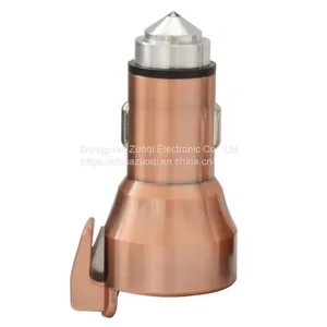 Mini Portable 17W High-quality Rescue Life-saving Dual Usb Quick Car Charger thumbnail-1