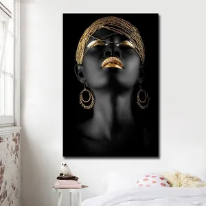 Wholesale Oil Paintings of African American Art Deco Figures thumbnail-2