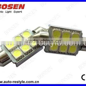 Samsung 5060 Chip CANBUS Festoon 36MM/39MM/42MM 6SMD Super Bright Auto Led Light thumbnail-1