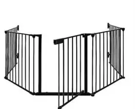 Iron Adjustable Fireplace Fence thumbnail-2
