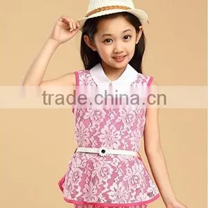 2015 Summer Shorts Girls Leisure Suit Cute Children China Supplier thumbnail-2