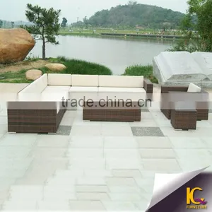 2016 New Design Rattan Sectional Sofa Outdoor Furniture With Waterproof Cushion Quality Choice thumbnail-1